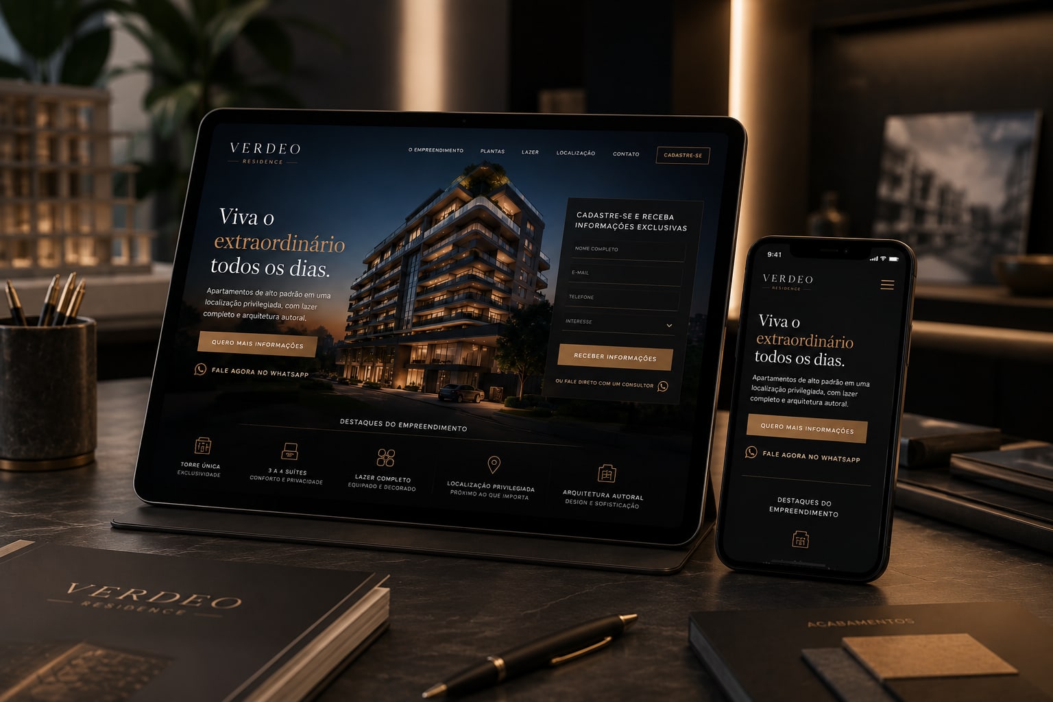 Landing Page para Captação